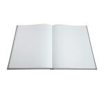 Guest book 100p gold 27x22 Ellipse grey