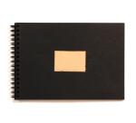 Kraft album spiralé 60F A5 90g - Noir