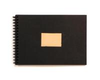 Kraft album spiralé 60F A5 90g - Noir