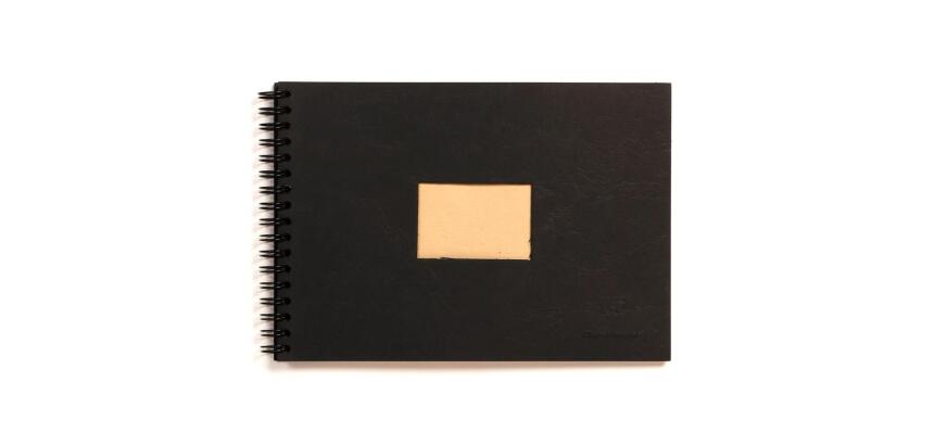 Kraft album spiralé 60F A5 90g - Noir