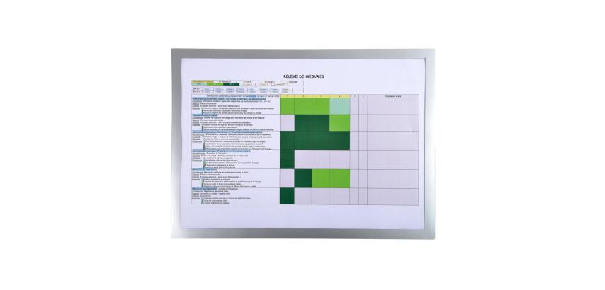 Magnetic Display Pocket A3 Exacompta - Silver