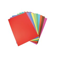 CARTA, Paquet de 100 feuilles 120g/m² sous/film au format 25x32,5cm - Assortiment