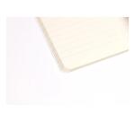 Triomphe PLATINUM carnet piqûre textile A5 96 pages ligné papier ivoire 90 g - Bleu