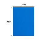 Pk 100 Sq. Folders Flash 220g Ast