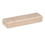 Rhodiarama plumier simili cuir italien 21x5,5x3 cm - Beige