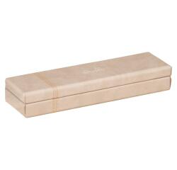 Rhodiarama plumier simili cuir italien 21x5,5x3 cm - Beige