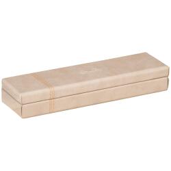 Rhodiarama plumier simili cuir italien 21x5,5x3 cm - Beige