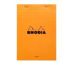 Bloc agrafé Rhodia N°16 14,8x21 cm 80 feuillets uni 80g - Orange