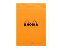Bloc agrafé Rhodia N°16 14,8x21 cm 80 feuillets uni 80g - Orange