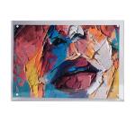 Porte-visuel avec fermeture magnétique A5 - Cristal