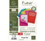 Paquet de 100 chemises à fenetre Forever - 22x31cm