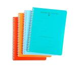 Textes reliure intégrale 8000 POLYPRO 17x22 cm 124 pages grands carreaux 90 g - Assortis