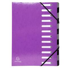 Clasificadores Harmonika ® lomo extensible Iderama ® Con gomas y ventanas troqueladas. - Tamaño: 24,5x32 cm para: A4