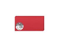 Paquet de 25 cartes pliées Pollen 106x213mm 210g/m² - Rouge cerise