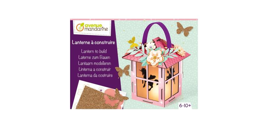 Boîte créative, Lanterne à construire, Licornes - Multicolore