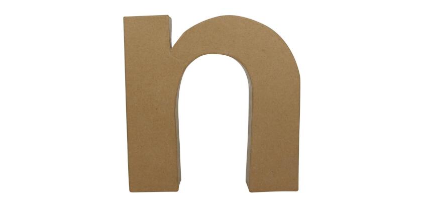 Lettre N fantaisie - Kraft