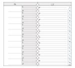 Adresboek Méline 9 x 16 cm