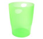 Papelera ECOBIN, 15 Litros + asas, 26,3 x26,3x33,5 cm - LINICOLOR (translucido)