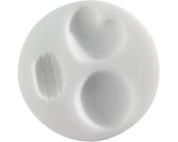 Cernit moule en silicone ø 7 cm Macarons - Blanc