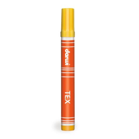 DARWI Marqueur Peinture Textile Pointe Conique Fine 3mm - Jaune or