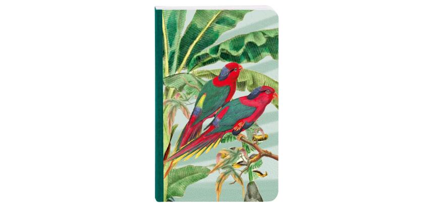 Jungle harmony, Carnet brochure 9 x 14 cm, 144 pages, ligné, ass. - A motifs