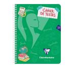 Mimesys cahier de textes reliure intégrale 17x22cm 144 pages grands carreaux couverture polypropylène Couleur aléatoire - Assortis