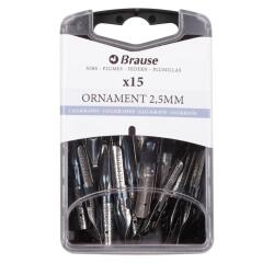 BOITE 15 PLUMES ORNAMENT