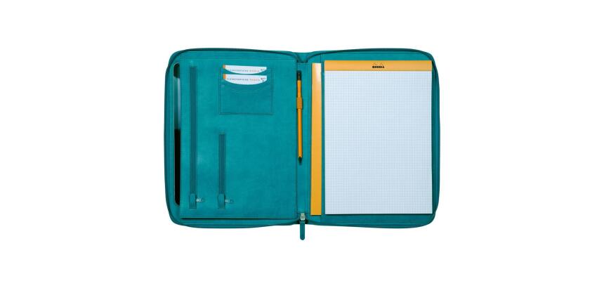 Rhodiarama grand conférencier pour bloc ou carnet format A4 - Paon