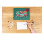 Frida Kahlo, Carnet d'artiste reliure intégrale 32 x 24 cm, 40 feuilles de papier dessin blanc multitechniques 180g