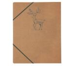 Chemise à élastique 3 rabats Flying Spirit Kraft 24x32cm motifs assortis - Brun