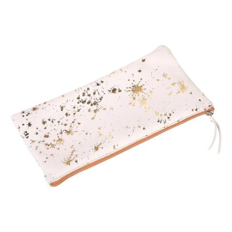 COSMICUIR DAIM Trousse plate 22x11cm - Doré
