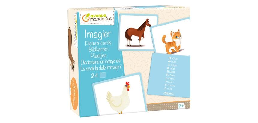 Imagier, Animaux familiers - Multicolore