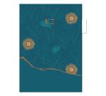 K3 blue, Set de 3 pochettes à onglets 22x31 cm, ass. - Multicolore