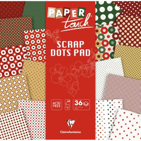 SCRAPBOOKING, Bloc de 36 pages 160g/m² au format 30,5x30,5cm - Christmas - Multicolore