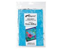 Carré 100% soie - 90x90cm Amaryllis - Blanc