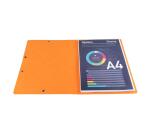 Chemise à élastique sans rabat carte lustrée 400gm2 - A4 - Orange