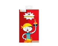 Cartes d'invitation, Pirates - Rouge