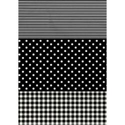 485 - Pochette 20 feuilles Décopatch - Noir