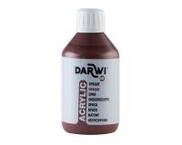 Darwi Flacon de 250 ml de Peinture Acrylique Universelle Opaque - Marron foncé