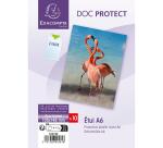 Sachet de 10 étuis de protection simple PVC lisse 20/100e - A6 - Cristal