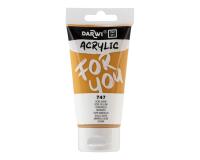 Darwi For You tube de peinture acrylique 75 ml - Ocre jaune