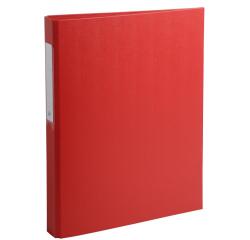 Classeur rembordé polypropylène 2 anneaux ronds de 25mm sur 3eme de couverture