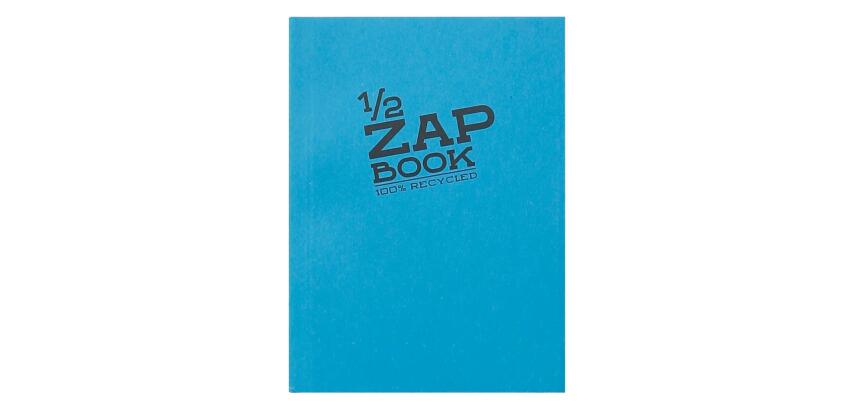 1/2 Zap Book carnet collé 80F A6 80g - Aléatoire