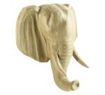Tête éléphant à suspendre 23cm - Kraft