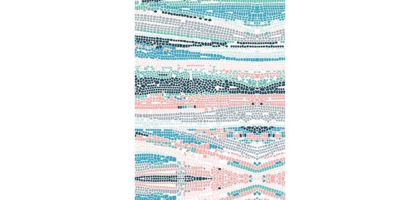 857 - Pochette 20 feuilles Décopatch - Bleu