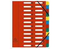 Clasificadores Harmonika ® lomo extensible Con gomas y ventanas troqueladas - Tamaño: 24x32 cm para: A4