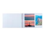 Album photo à spirales 50 pages blanches Ellipse