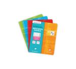 Répertoire piqué déficients visuels 17x22cm 96 pages grands carreaux noirs 2,5mm agrandis 10x10 Couleur aléatoire - Assortis