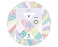 ORIGAMI, Pochette de 60 feuilles 70g/m2 au format 15x15cm - Printemps - Multicolore