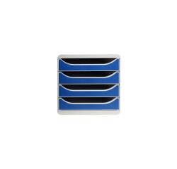 Módulo individual BIG-BOX para documentos A4 + con 4 cajones, ultra-rígido y con stop de seguridad y con stop de seguridad - OFFICE